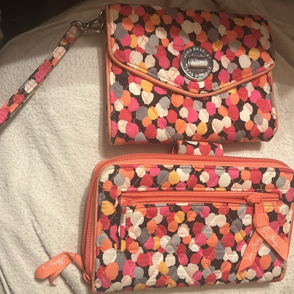 Vera Bradley multi colored  Dots long wallet. Fab color combo - Picture 13 of 14